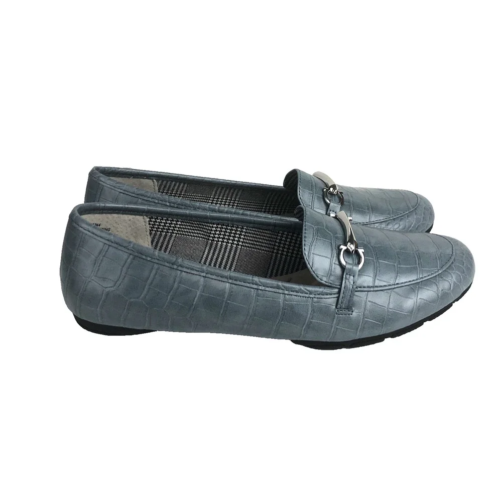 Cliffs White Mountain Women’s Shoes 7.5 Flats Glowing Loafers Gray‎ Cushioned